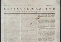 The Second Issue of the Kentucky Gazette