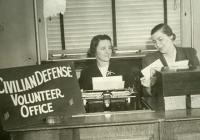 Civilian Defense Volunteer Office Junior League Volunteers, circa 1941-42