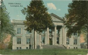 Lexington Public Library postcard
